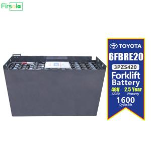 Wholesale batteries: Toyota 6FBRE20 Forklift Battery 48V3PZS420 48V 420Ah Batteries for Toyota 6FBRE20 Forklift