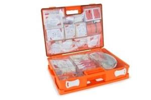Wholesale elastic bandage: ABS First Aid Kit Workplace Health and Safety Box for Dental Office Public