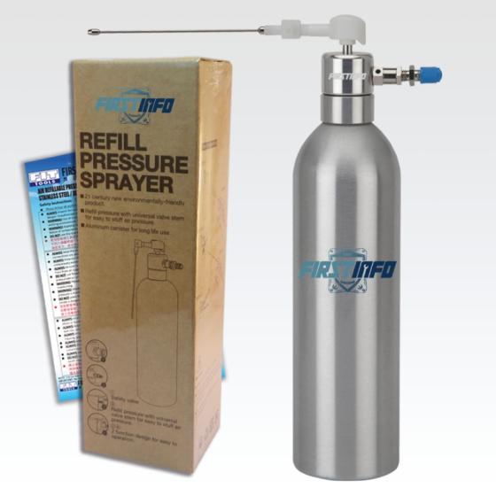 FIRSTINFO Aluminum Can Air / Pneumatic Refillable Pressure Sprayer(id ...