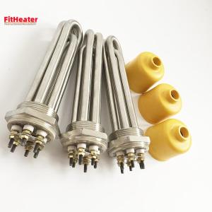 Wholesale electric water heater: 380V Hex Round Flange Electric Tubular Heating Element 12kw Water Immersion Tubular Heater