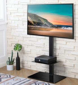 Wholesale smart tv: Tempered Glass Base Floor TV Stand 32-60 Inch