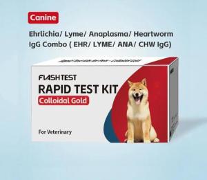 Wholesale pet food packaging: Ehrlichia/ Lyme/ Anaplasma/ Heartworm IgG Combo (EHR/ LYME/ ANA/ CHW IgG) Test Kit