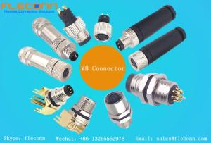 Wholesale plastic panel: M8 Connector, M8 Panel Mount Connector, Field Wireable Plastic Cover and Shielded Metal Connector