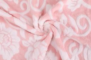 Wholesale printed blanket: Double Side Velvet Custom Pattern Printings Flannel Baby Blanket Fabric