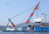 Floating Crane 1000t 1000 Ton Crane Barge Sell Supply(id:5340530). Buy ...