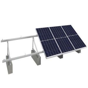 Wholesale pv: Aluminum Alloy Flat Roof Solar Roof Mounting System Cement Roof PV Mounting Customized Solution