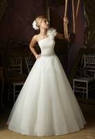 Hot Sale Cheap A-Line Strapless Lace Wedding Dress(id ...