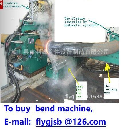 Sell 108-426mm OD steel pipe induction heat bending machine
