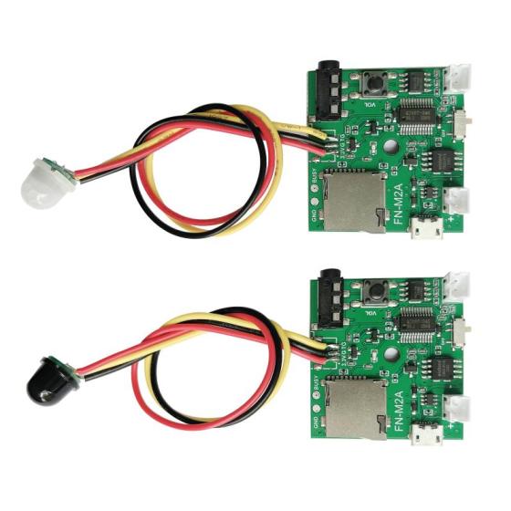 FNAP01 PIR Motion Sensor Activated Audio Player Module(Voice Recorder