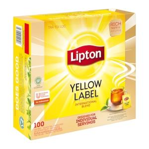 Wholesale labels: Lipton Yellow Label 12 X 100 Sachets (Enveloped)