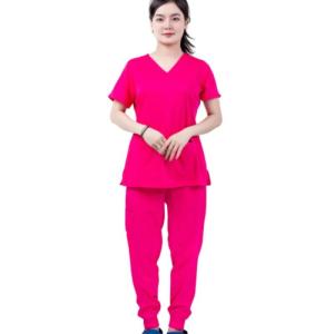 Wholesale men's: Cotton PE Spandex Srubs Medical Scrubs Uniform Nurse - Set for Both Men and Women - MOQ 500pcs