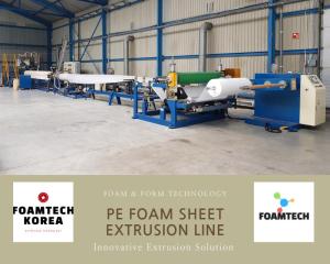 Wholesale Plastic Extruders: PE Foam Sheet Extrusion Line Korea