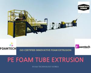 Wholesale pe tube: PE Foam Pipe Extruder Korea