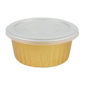 Wholesale Food Packaging: New Mold Colorful Aluminum Foil Round Shape Food Cake Packing Containers