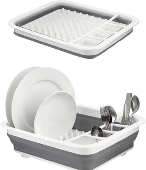 Collapsible Dish Rack Folding Plastic Drying Rack