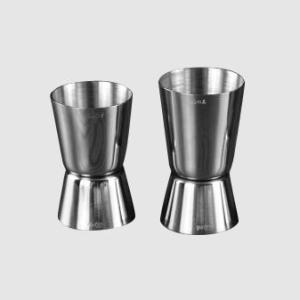 Wholesale european freight services: Stainless Steel Etched Double Measuring Cocktail Jigger