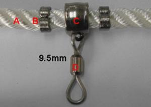 Wholesale stopper clip: Rope Main Line