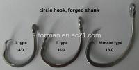 Circle Hook, T Type, Forged Shank