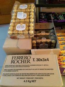 Wholesale ferrero rocher chocolate: Ferrero Rocher T3, T24, T25 ,T30 All Sizes Available