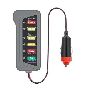 Wholesale auto diagnostic tools: BT002 Mini12V Auto Battery Tester Diagnostic Tool Multiple Functions Tester Alternator 6 LED