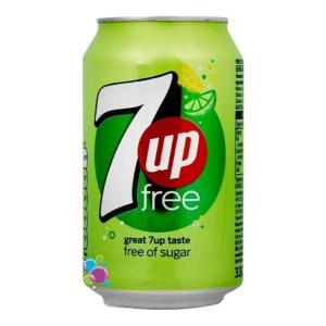 Wholesale beverage: 7UP Sugar Free Can 24x330ml