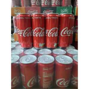 Wholesale carbonated: Coca-Cola Sleek Cans (24x330ml)