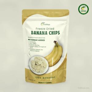 Wholesale freeze dried: FruitBuys Vietnam Freeze Dried Bananas - Healthy Snack Products