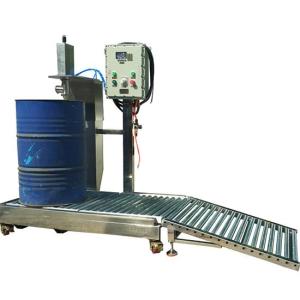 Wholesale weighing: 100-200kg Lubricant Drum Chemical Resin Weighing Filling Machine with 200L Solvent Paint