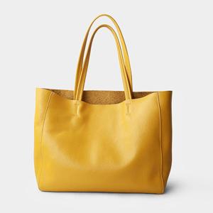 Wholesale Handbags, Wallets & Purses: 100% Genuine Leather Women Tote Bag Fashion High-capacity Shopping Bag