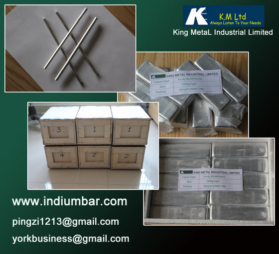 Indium Ingot/Indium Bar/Indium Rod(id:6767994) Product details - View ...