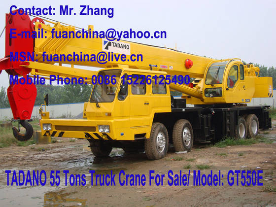 2005 Year Tadano Gt550e 55 Tons Truck Mobile Cranes Id 3576594 Buy Japan 50 Tons Crane Tadano Crane Mobile Crane Ec21