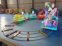 Kiddie Amusement Ride Train Toy Mini Train Track Electric On Track Train Set 4