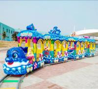 Kiddie Amusement Ride Train Toy Mini Train Track Electric On Track Train Set 7