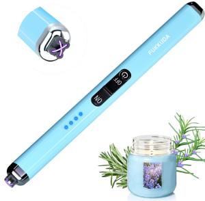 Wholesale new design: Dual Arc Electric Lighter with Rechargeable Battery Sky Blue