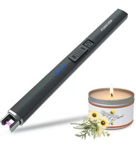 Wholesale battery: Electric Candle Lighter with Rechargeable Battery Obsidian Black