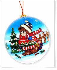 Wholesale christmas decorated balls: Decorative Ball (Inside Painting)