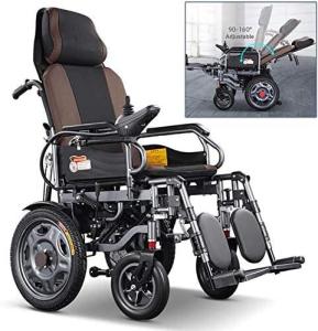 Wholesale Wheelchair: Foldable and Lightweight Powered Wheelchair, Electric Wheelchair with Headrest, Adjustable Backrest