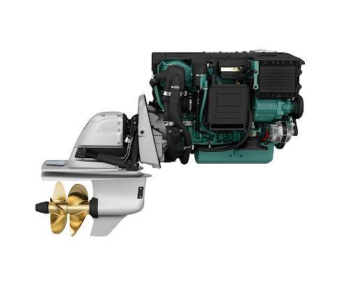 Volvos Penta D4-260 Aquamatic Sterndrive Marine Diesel Engine 260hp(id ...