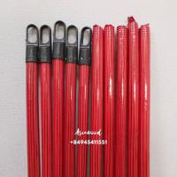 Sell Wooden broom stick red design