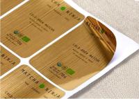 Custom Design Personalized Logo Label Sticker Printing Kraft Paper PVC Vinyl Transparent Clear 2