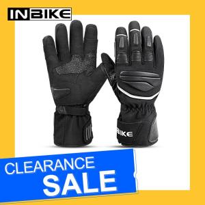 Wholesale reflective fabric: INBIKE Men Winter EVA Pad Reflective Strip Nylon Fabric Touch Screen Riding Motorcycle Gloves IM710