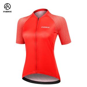 Wholesale short sleeve shirts: INBIKE Women Short Sleeve Soft Shirts Breathable MTB Climbing Bicycle Cycling Jersey JS303