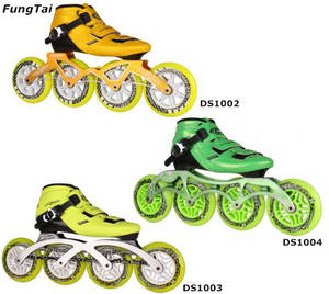 Wholesale roller skates: Mens Roller Inline Skate Shoes with 100mm 110mm Speed Wheels (DS1002-1004)