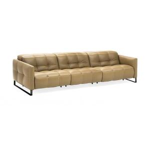 Wholesale bed covers: Italian-Style Sofa Electric Function Leather Sofa Three-Seat Modern Living Room Space Capsule