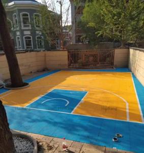 Wholesale drainage application: Backyard Court PP Interlocking Susupend Basketball Floor