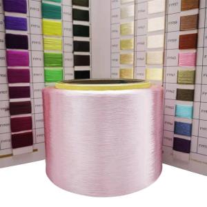 Wholesale embroidery yarn: 100% Polyester Yarn Twist Filament FDY Yarn Full Drawn Yarn for Knitting Sewing Embroidery 75D 600D