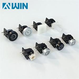 Wholesale led tactile switches: 6x6 Momentary Right-Angle LED Illuminated Tact Button Switch with Tactile Cap
