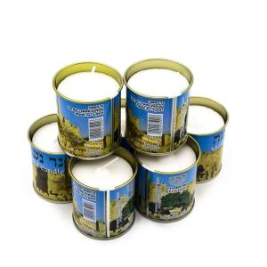 Wholesale cup holder stand: 1 Day Jewish Memorial Tin Candle for Israel Market