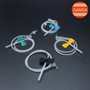 Wholesale cross connector: Safety Scalp Vein Set with Butterfly Needle 19-27G