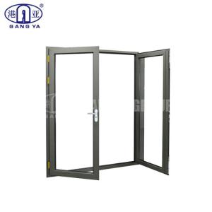 Wholesale aluminum window extrusion profiles: Wind Proof Rain Proof Security Door Laminated Glass French Casement Door